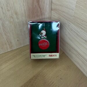 Enesco Coca Cola Classic Sign of Good Taste Christmas 1992 Final Production